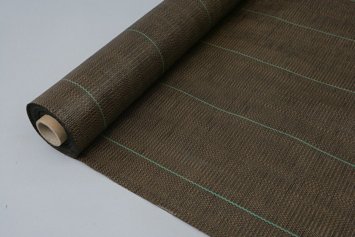 MALLA ANTIHIERBA 100gr/m2 MARRON 2X10m